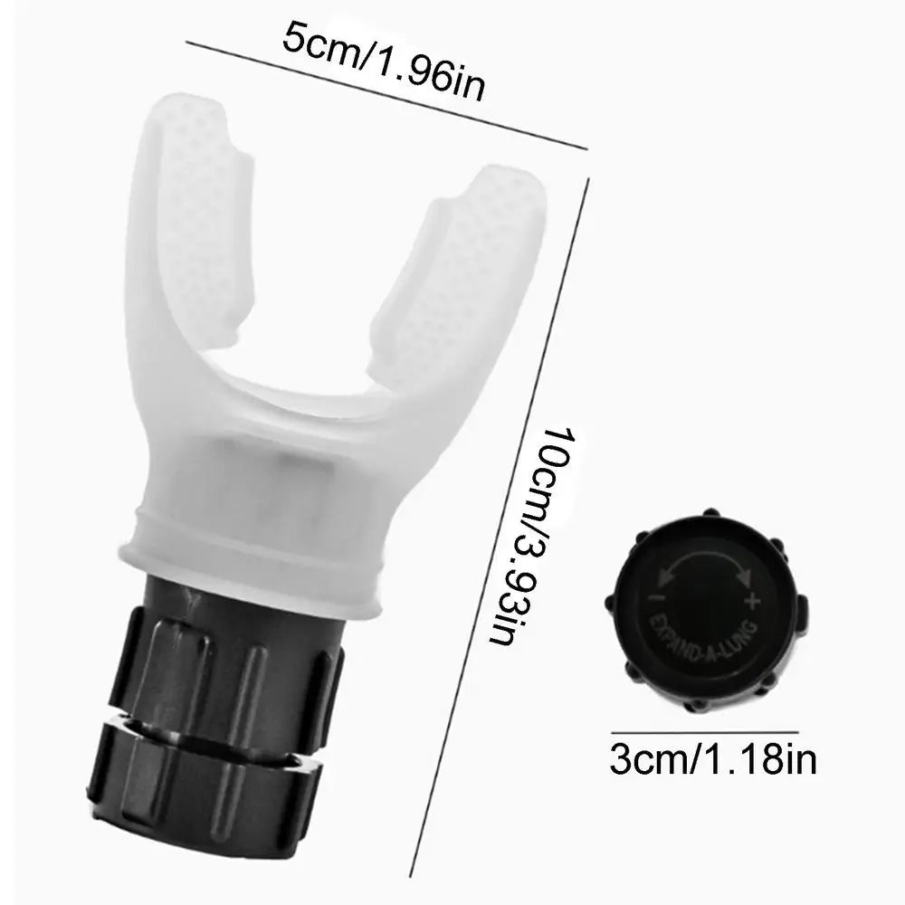 Silicone lung trainer With Adjustable Intensity Knob Sports Breathing Trainer Portable Lung Capacity Abdominal Breathing Trainer