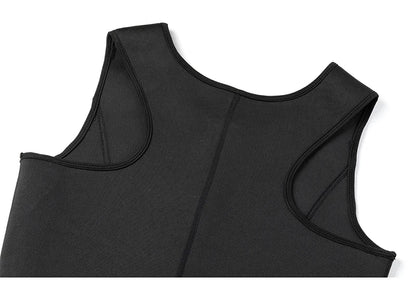 Men Body Shaper Waist Trainer Vest Slimming Shirt Sauna Sweat Vest Compression Undershirt Shapewear Fat Burner Workout Tank Tops