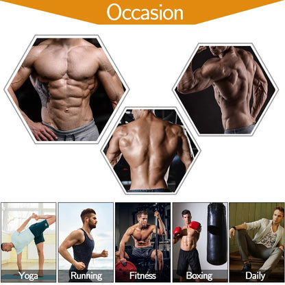 Men Body Shaper Waist Trainer Vest Slimming Shirt Sauna Sweat Vest Compression Undershirt Shapewear Fat Burner Workout Tank Tops