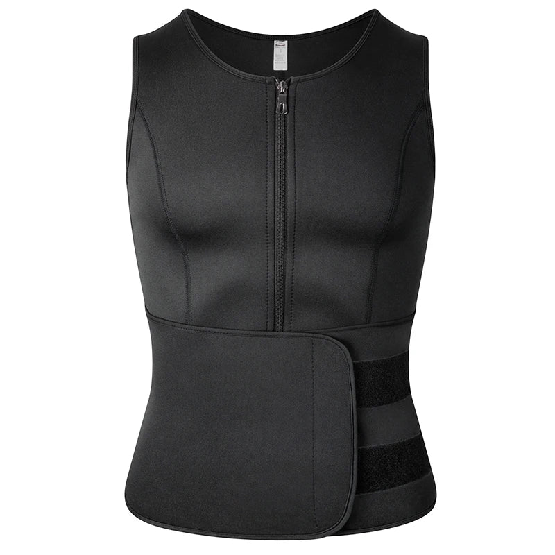 Men Body Shaper Waist Trainer Vest Slimming Shirt Sauna Sweat Vest Compression Undershirt Shapewear Fat Burner Workout Tank Tops