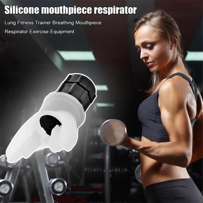 Silicone lung trainer With Adjustable Intensity Knob Sports Breathing Trainer Portable Lung Capacity Abdominal Breathing Trainer