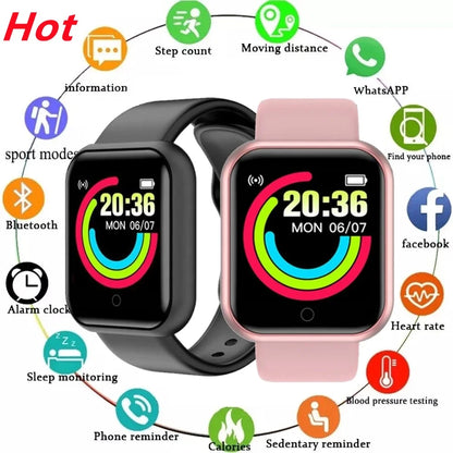 Y68 Smart Watch For Xiaomi iOS Android Men Women Heart Rate Monitor Sport Smartwatch Tracker D20 Pro Fitness Watches Bracelet