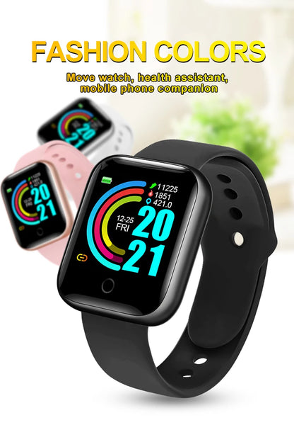 Y68 Smart Watch For Xiaomi iOS Android Men Women Heart Rate Monitor Sport Smartwatch Tracker D20 Pro Fitness Watches Bracelet